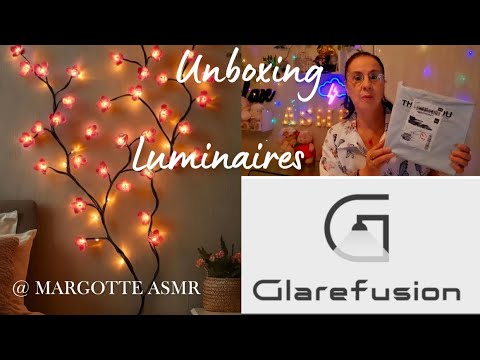 Asmr français, Unboxing avec la marque de luminaires "Glarefusion"