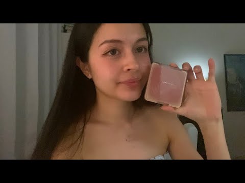 soft neutral makeup asmr