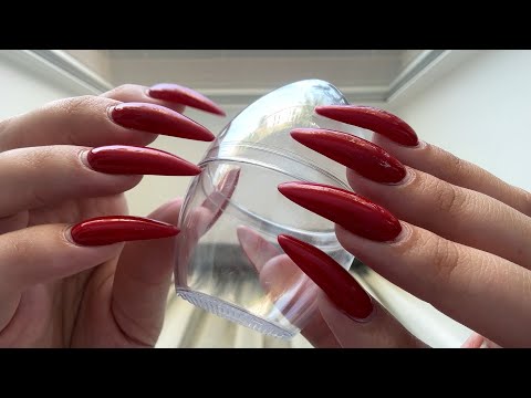 ASMR tapping & scratching random items fast not aggressive (no talking) build-up tingly