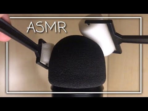 ASMR | Double Brushing over Microphone 🎙️🎧 (No talking)