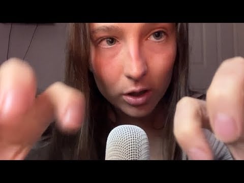 *ASMR* fast and aggressive scratching and plucking your face ✨💤 