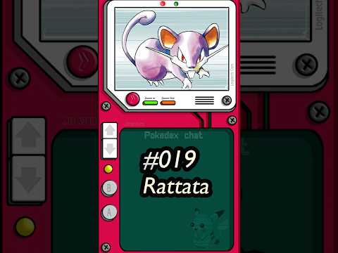 Relaxing Pokedex | Rattata 🐀 #asmr #shorts #asmrsounds