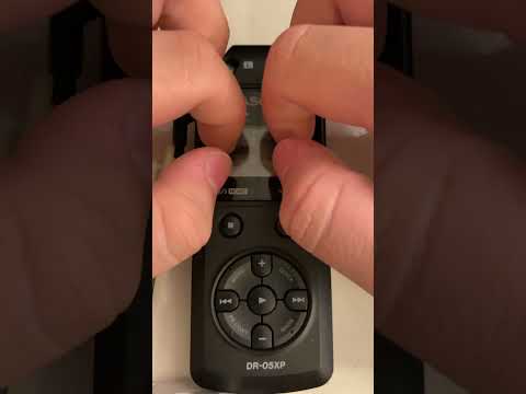 ASMR Tascam mic tapping and scratching