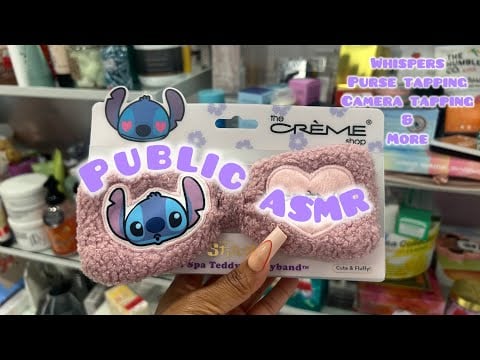 PUBLIC ASMR IN TJMAXX | Purse tapping, camera scratching, Lofi, clicky whispers