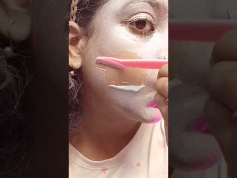ASMR Removing My Facial Hair