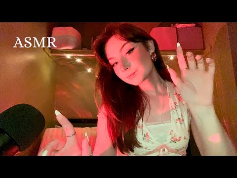 ASMR Relaxing Hand Movements & Mouth Sounds For Sleep