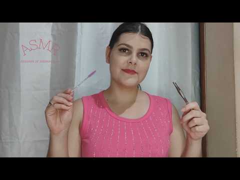 ASMR Roleplay - Fazendo sua sobrancelha / Voz Suave