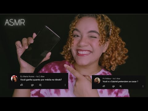 ASMR RESPONDENDO PERGUNTAS DOS INSCRITOS 😍💖