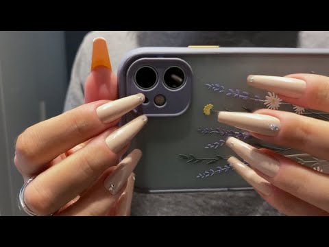 ASMR LoFi Tapping No Talking | Fast Tapping around room | Camera Tapping Long Nails