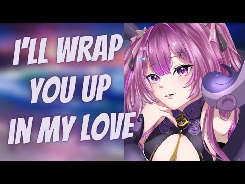 Lonely octopus girl holds you in her tentacles (F4A) [ASMR] [Giantess] [Sleep aid] [Water sounds]