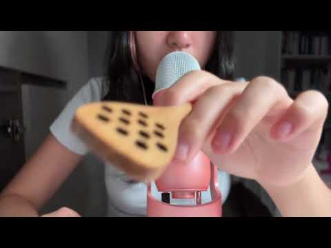 ASMR Pure mouth sound relaxation(wooden spoon)