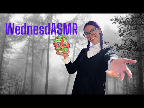 Wednesday Addams brings you live asmr✨  short stream with tingly spoopy triggers✨☕️ (10/1/25)