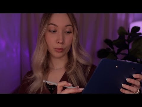 ASMR Asking You Personal Questions & Softly Judging Your Answers 💭✏️