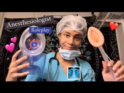 ASMR - anesthesiologist roleplay and assistant (Laci)￼