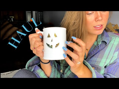 ASMR| Tingly Thrift Haul🎃😴 (my Halloween Costume + more)