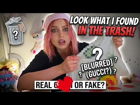 ASMR finding treasures in the thrash 
