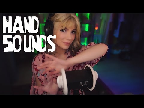 ASMR Hand Sounds 💎 Finger Fluttering, No Talking, 3Dio