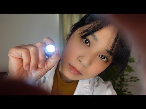 ASMR 催眠術かけてる？眠くなってくる耳鼻科の診察