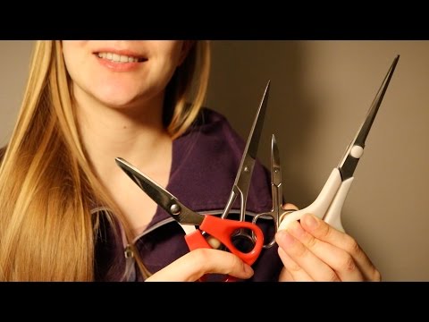 ASMR Fast Scissor Sounds w/ Different Scissors