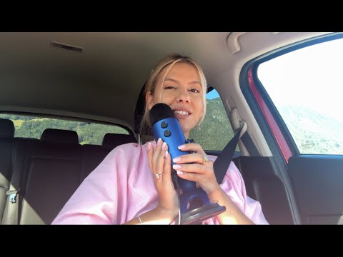 Car ASMR 🚗 | Gum Chewing-Snapping, Soft Spoken Rambling (lofi vibes)