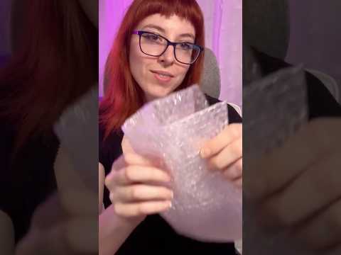 My favorite #crinklingsounds #soothingasmr #redhead