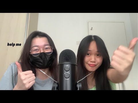 MY FRIEND TRIES ASMR WITH ME