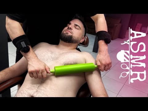 The Most Intense Back Massage with a Surprisingly Satisfying Tailbone Shave