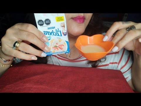 ASMR Comiendo lechera/ mouth sounds