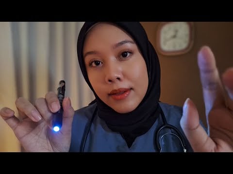 Pemeriksaan Kesehatan Tengah Malam dengan Perawat Gerbera 🩺 | ASMR Medical Roleplay