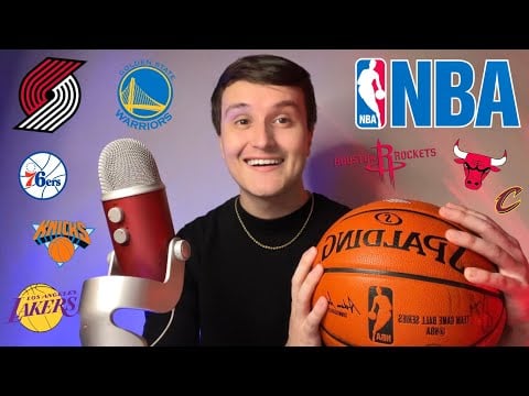 ASMR | Ranking my FAVORITE NBA Teams 🏀 (whisper ramble)
