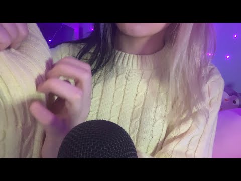 ASMR Fabric Scratching 💕 (Sweater scratching, No Talking)