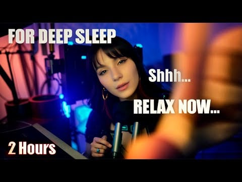 ASMR Shh, it's okay… Let Me Comfort You | 2 Hours for Deep Sleep & Stress Relief 😴