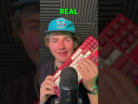 ASMR wood vs real buffet