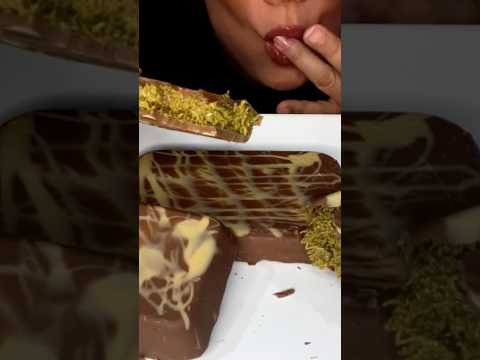 VIRAL DUBAI CHOCOLATE #chocolate #viral #asmr #pistachio