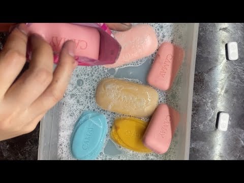 ASMR CAMAY SOAP 🧼#soap #asmr #asmrsoap #asmrsounds 