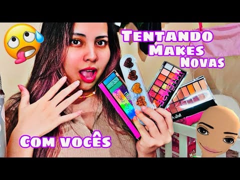 Asmr Testando Makes Novas 🤩💄Sussuros e sons de boca 👄 