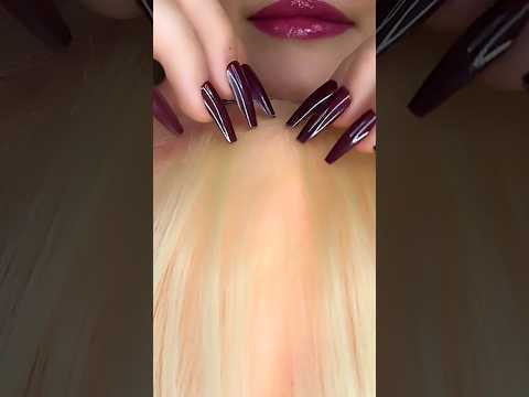 Scalp Scratching & Hair Play #asmr #shorts #satisfying