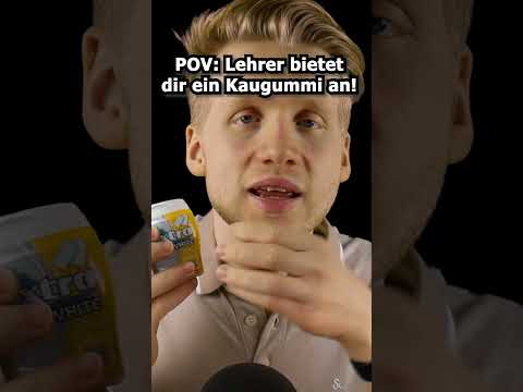 ASMR - POV: Lehrer bietet dir ein Kaugummi an! #shorts #asmr #roleplay #deutscheasmr
