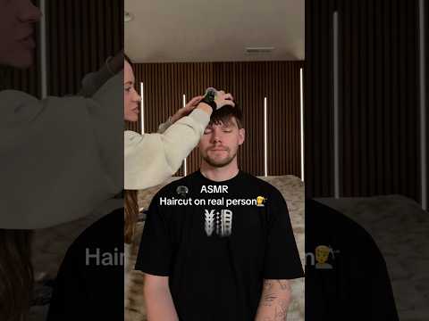 ASMR Real Person Haircut 💇