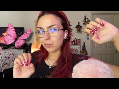 ASMR | mouth sounds galoreee (clicky whispering, teeth tapping, nail tapping, hand sounds)