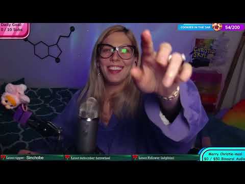 ASMR Tingly Triggers & Snow Walk Guided Meditation ❤️💚 recorded live 12.10.25