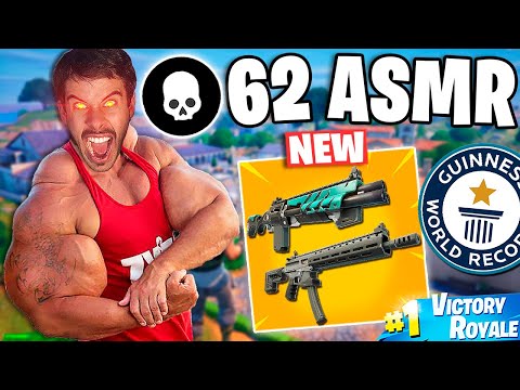 ASMR MOUTH SOUNDS FORTNITE SOLO VS SQUAD (62 KILLS RECORD) - ASMR EN ESPAÑOL