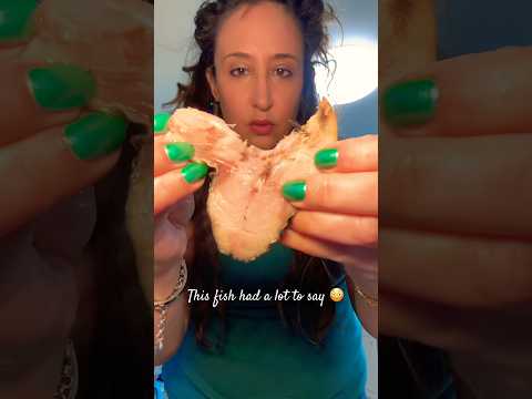 ASMR Eating Smoked Mackerel (and of course drinking coffee ;) #mukbang #fish #eating #asmr #shorts