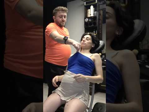 Chest And Hip Lady ASMR Massage For Sleep #asmracmp #enjoy #relax #cracks #chestmassage #massage