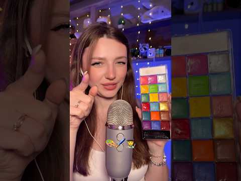 Painting your face 🎨🖌️🧑‍🎨 #asmr #asmrsounds #asmrrelax #asmrsleep #relax #tingles #asmrvideo