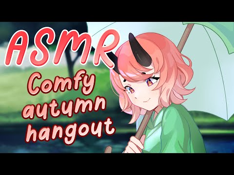 ASMR 3DIO | Relaxing hangout with a demon (whispering, brushing, humming) 🌊 | Stream VOD