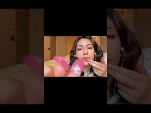 ASMR tracing your face with my nails till you get sleepy🥱💤 #mouthsounds #scratching #asmr #tingles