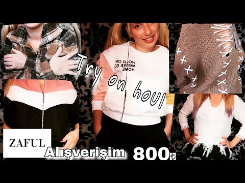 Zaful alışverişim ~ kıyafet deneme ~ Çok güzel bişey oldu ~ Soft spoken ~ Türkçe asmr ~ Try on haul