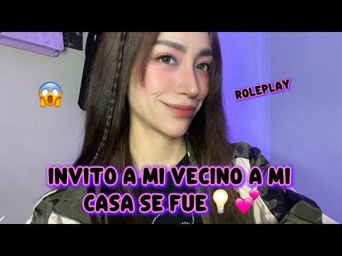 Invito a mi vecino estamos sin luz💡💕
