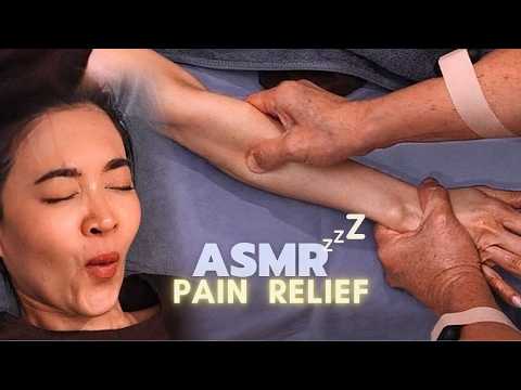 PAIN RELIEF with Thai deep tissue massage & stretching🌿1 Hour ASMR for Sleep
